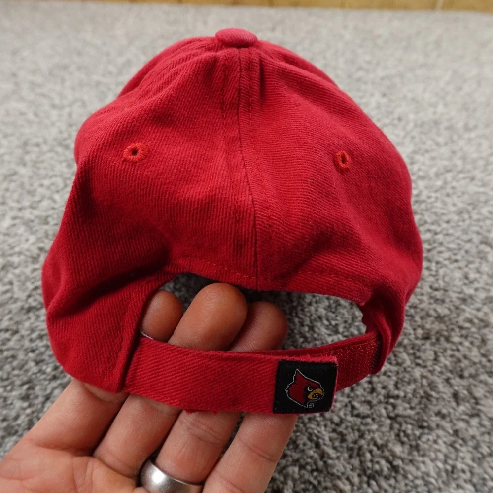 Louisville Cardinals‎ Hat Mens Red Strap Back Cap Kentucky College Basketball
